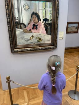 Сегодня с дочкой ходили в Третьяковку, очень... image preview